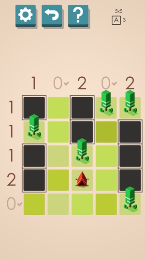 テント・アンド・ツリーパズル5